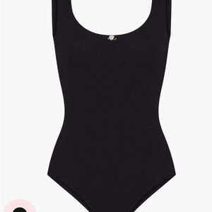 Rat Boi Black Scoop Neck Bodysuit